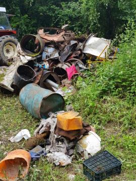 Sanacija črnega odlagališča – Banova jama 053